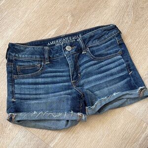 American Eagle Outfitters Dark Blue Jean Shorts